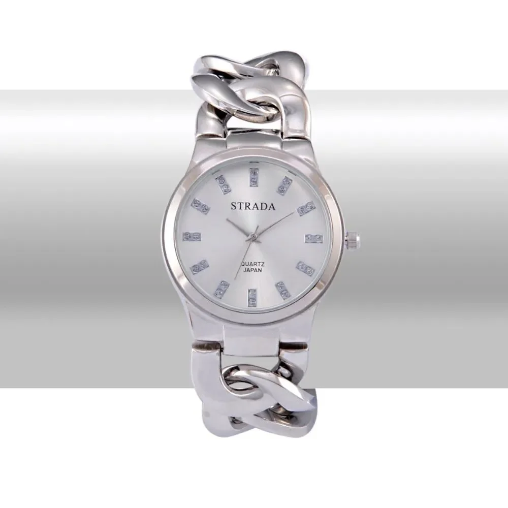 STRADA Austrian Crystal Watch and Bracelet